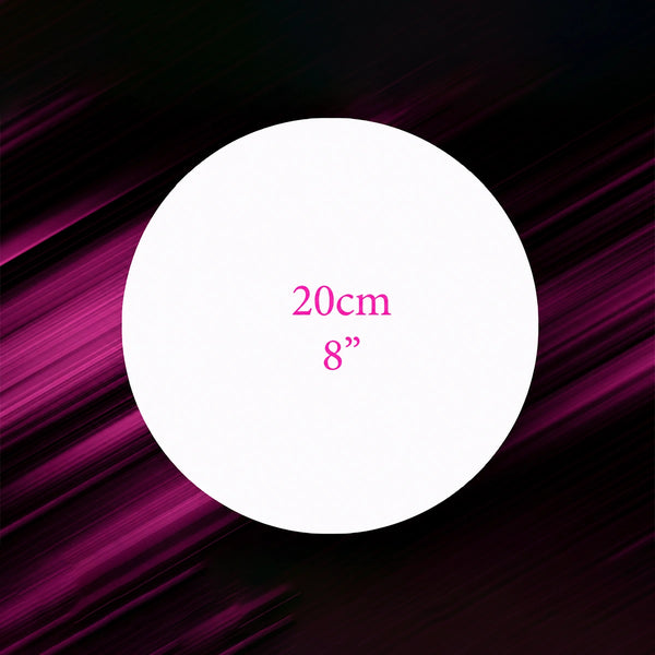 Custom Edible Image Print 8 Round 1 to a Page Single - Tasty Images
