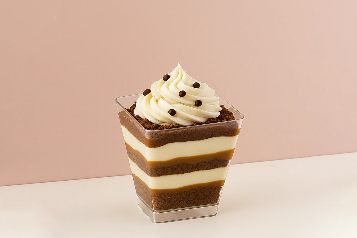Dessert Cup Square 150ml (10 Pack) - Iconic Cake Art