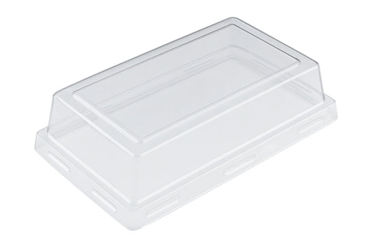 Rectangle Dessert Cup Lids 120ml (10 Pack) - Iconic Cake Art