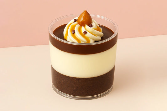 Round Flat Dessert Cup 60ml (10 Pack) - Iconic Cake Art