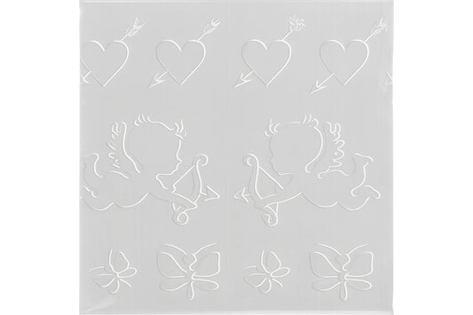 Wraparound Cake Impression Mat Carolines Sugar Art - Cupid