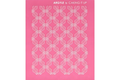 Argyle Mesh Stencil - Caking It Up