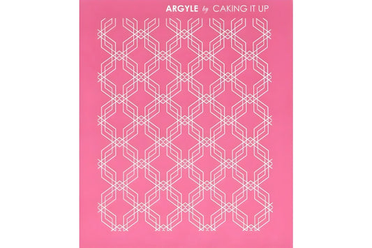 Argyle Mesh Stencil - Caking It Up