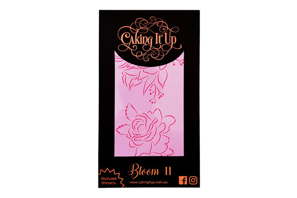 Bloom Ii Cake Stencil - Caking It Up