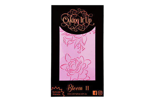 Bloom Ii Cake Stencil - Caking It Up
