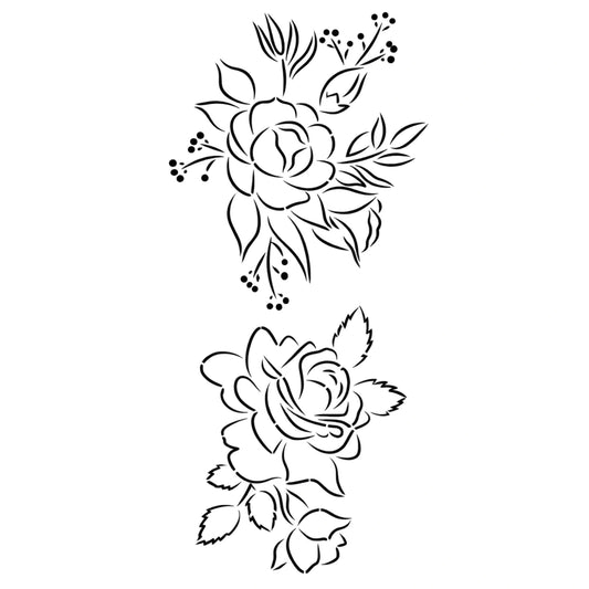 Bloom Ii Cake Stencil - Caking It Up