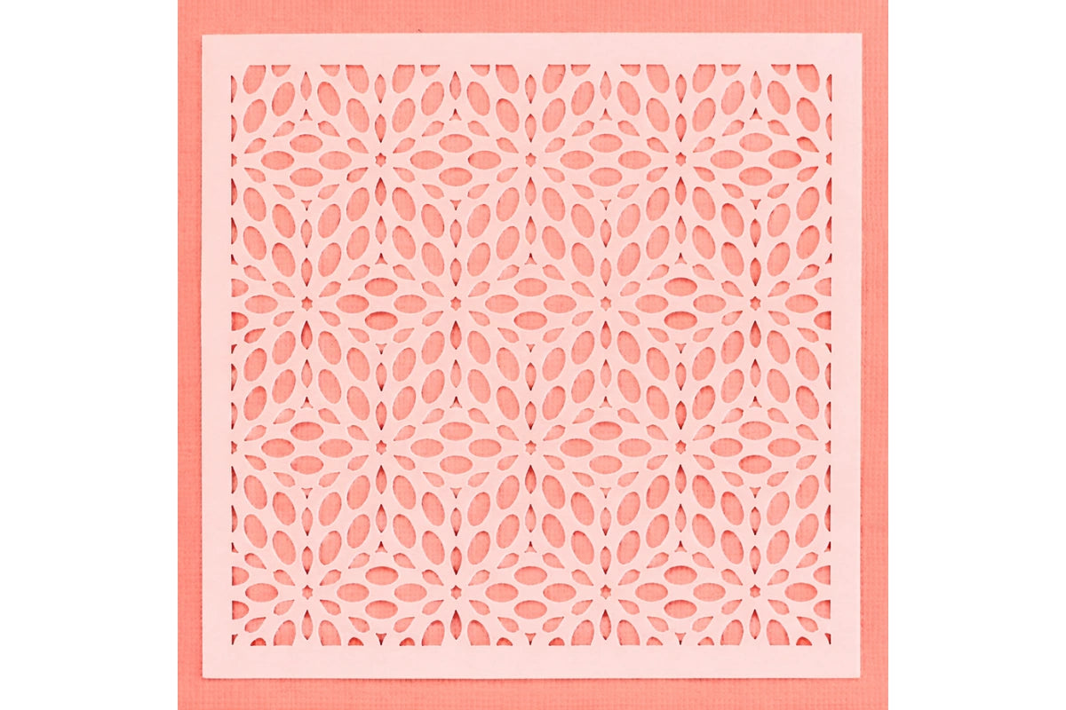 Kaleidoscope Cookie Stencil - Caking It Up