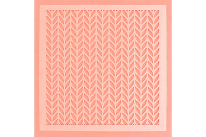 Knitted Cookie Stencil - Caking It Up