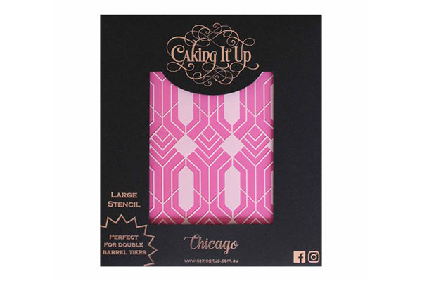 Chicago Cake Stencil - Caking It Up