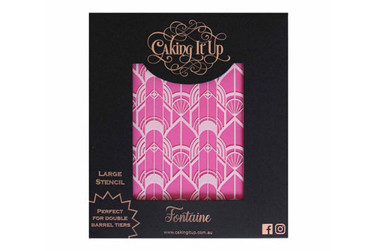 Fontaine Cake Stencil - Caking It Up
