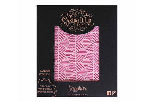 Sapphire Cake Stencil - Caking It Up