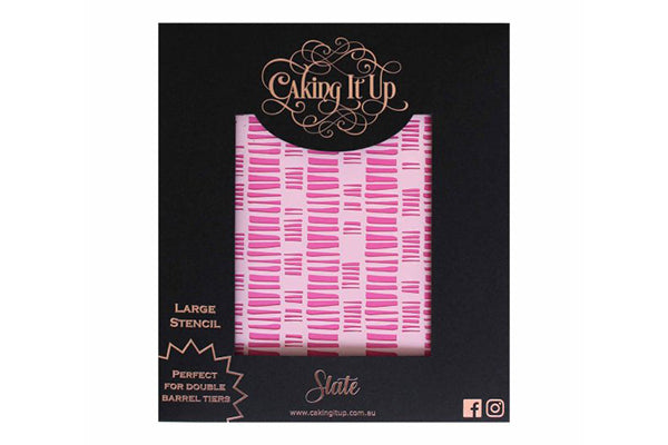 Slate Cake Stencil - Caking It Up