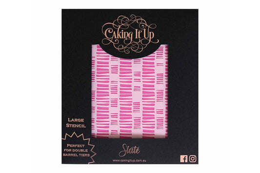 Slate Cake Stencil - Caking It Up