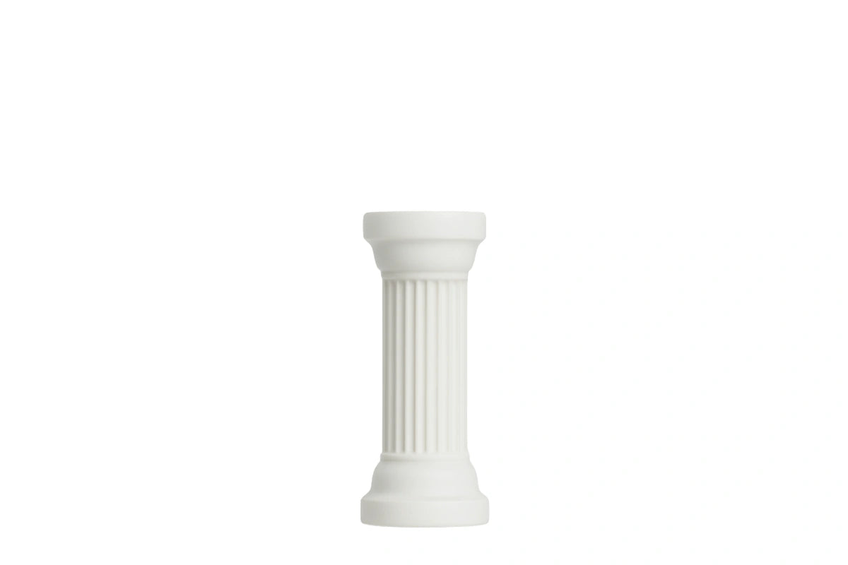 White Round Pillars Carolines Sugar Art - CP102