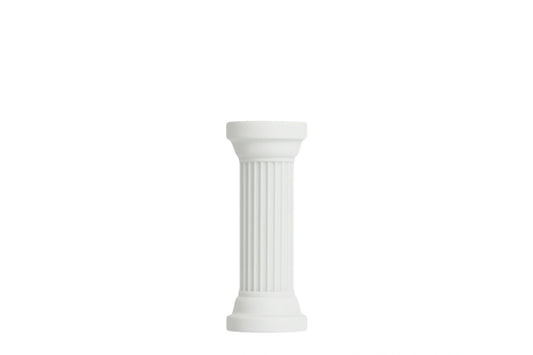 White Round Pillars Carolines Sugar Art - CP115
