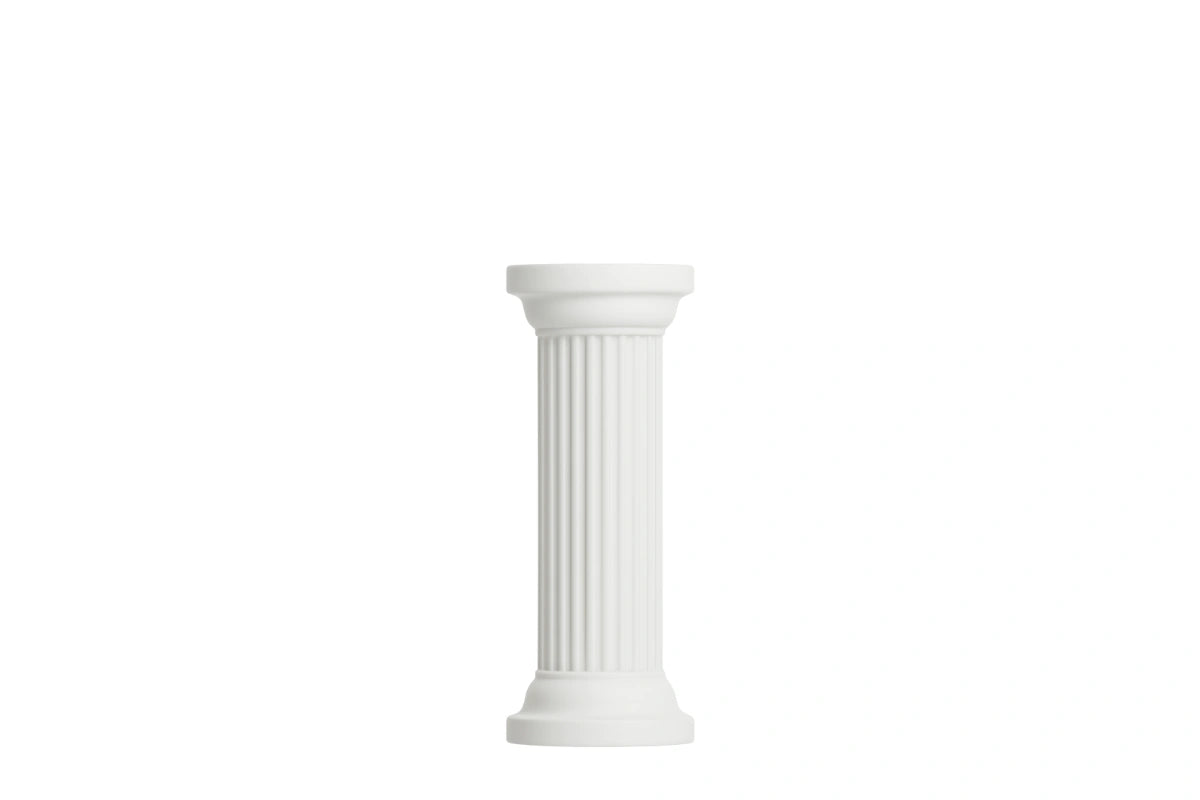 White Round Pillars Carolines Sugar Art - CP128