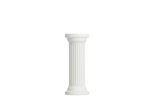 White Round Pillars Carolines Sugar Art - CP128