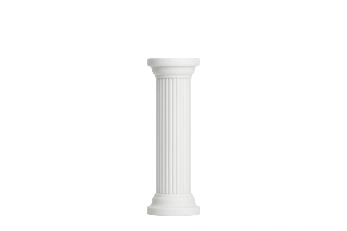 White Round Pillars Carolines Sugar Art - CP140