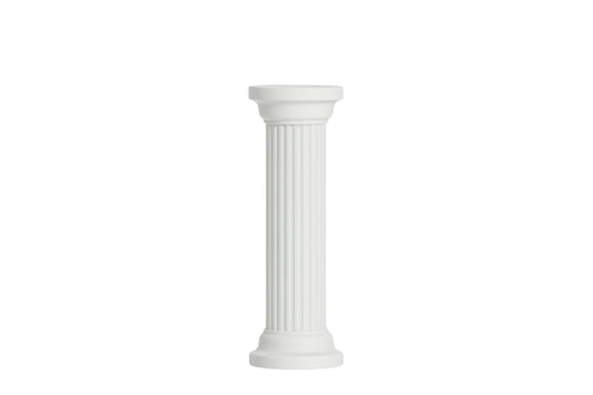 White Round Pillars Carolines Sugar Art - CP152