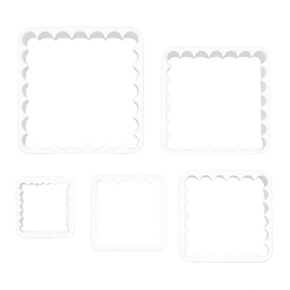 Plain Scalloped Square Set 5 - Loyal