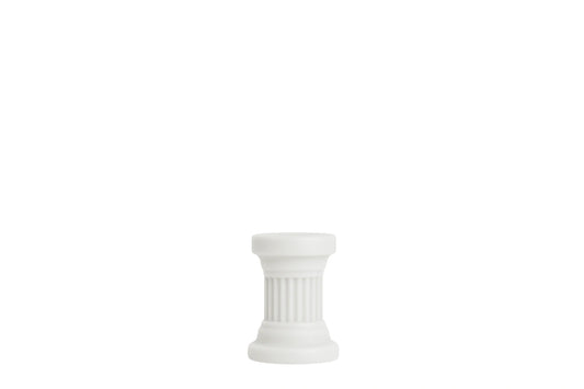 White Round Pillars Carolines Sugar Art - CP42