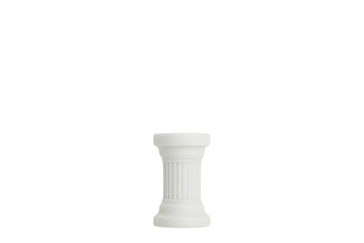 White Round Pillars Carolines Sugar Art - CP50