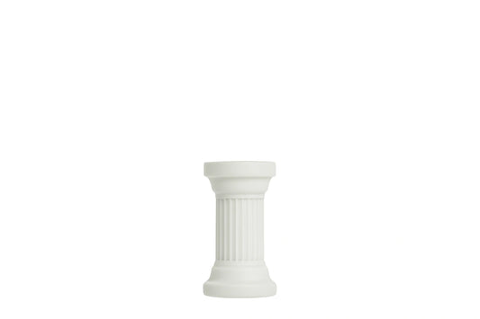 White Round Pillars Carolines Sugar Art - CP65