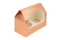 Rose Gold Cupcake Box - 2 Hole