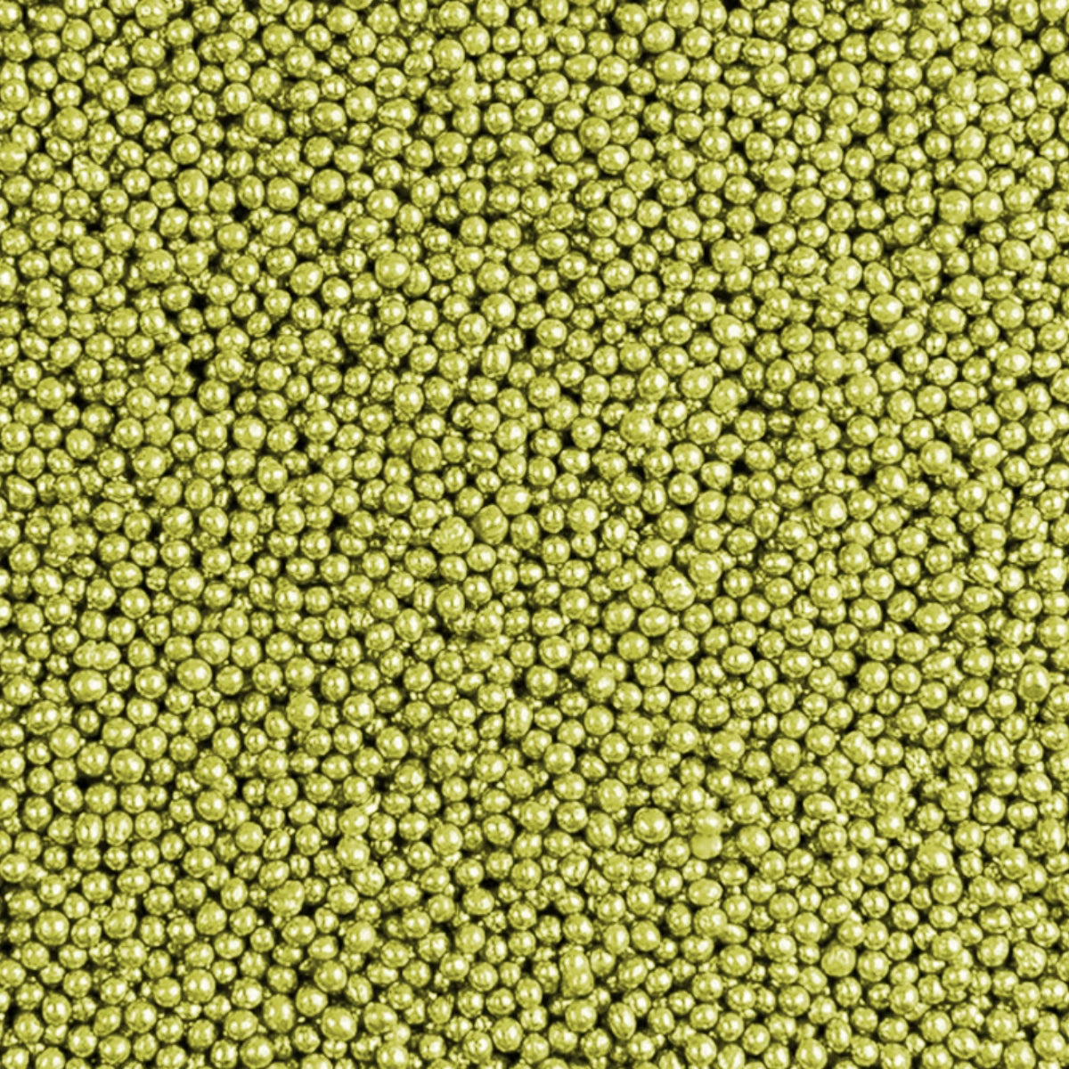 Metallic Gold 1kg Edible Cachous Pearls 2mm - Iconic Sprinkles