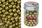 Metallic Gold 100g Edible Cachous Pearls 10mm - Iconic Sprinkles