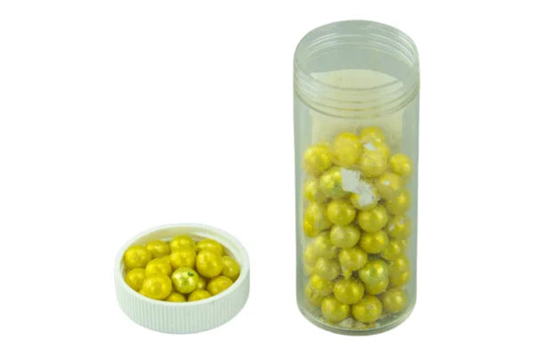 Metallic Gold 20g Edible Cachous Pearls 6mm - Iconic Sprinkles