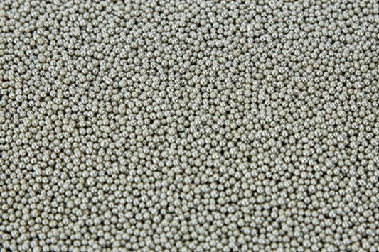 Metallic Silver 1kg Edible Cachous Pearls 2mm - Iconic Sprinkles