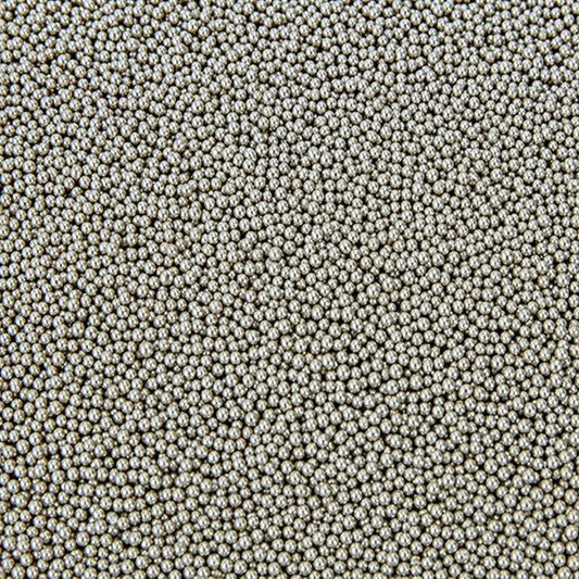 Metallic Silver 1kg Edible Cachous Pearls 2mm - Iconic Sprinkles