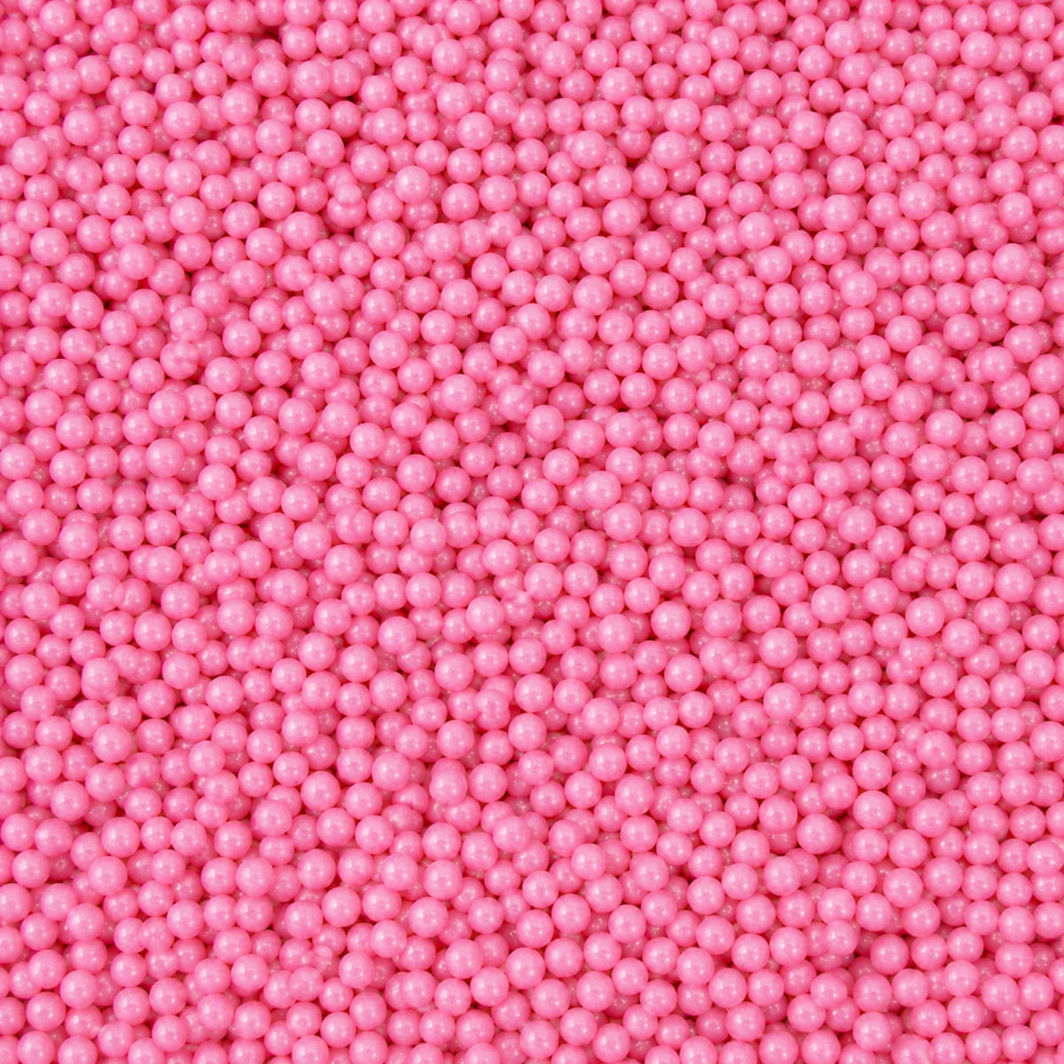 Pink 1kg Pearly Edible Cachous Pearls 2mm - Iconic Sprinkles