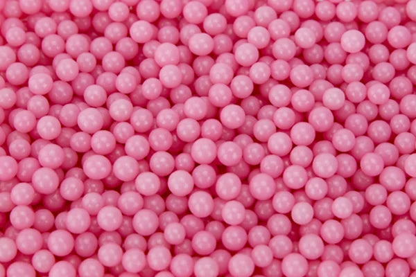 Pink 1kg Pearly Edible Cachous Pearls 6mm - Iconic Sprinkles