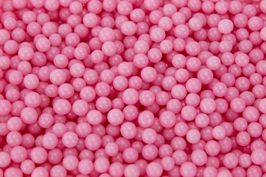 Pink 1kg Pearly Edible Cachous Pearls 6mm - Iconic Sprinkles