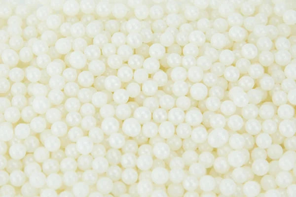 White 1kg Pearly Edible Cachous Pearls 6mm - Iconic Sprinkles