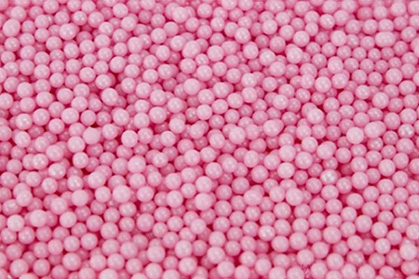 Pink 1kg Shiny Edible Cachous Pearls 6mm - Iconic Sprinkles