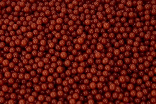 Red 1kg Shiny Edible Cachous Pearls 6mm - Iconic Sprinkles