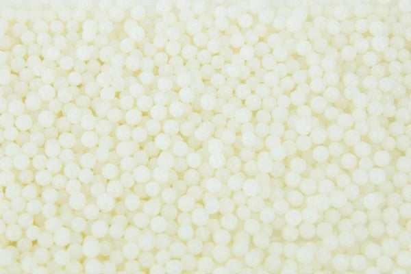 White 1kg Shiny Edible Cachous Pearls 4mm - Iconic Sprinkles