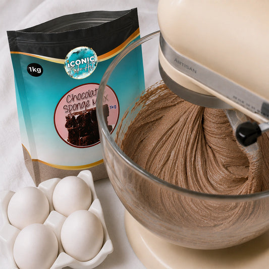 Chocolate Sponge Cake Mix Premium 1kg - Iconic Cake Art