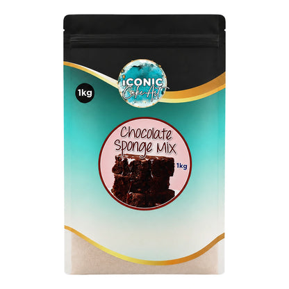 Chocolate Sponge Cake Mix Premium 1kg - Iconic Cake Art
