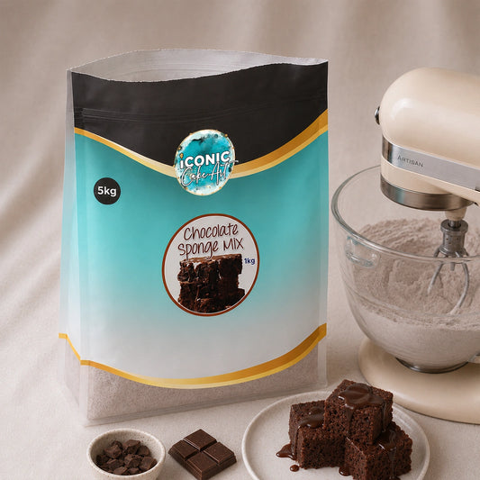Chocolate Sponge Cake Mix Premium 5kg - Iconic Cake Art