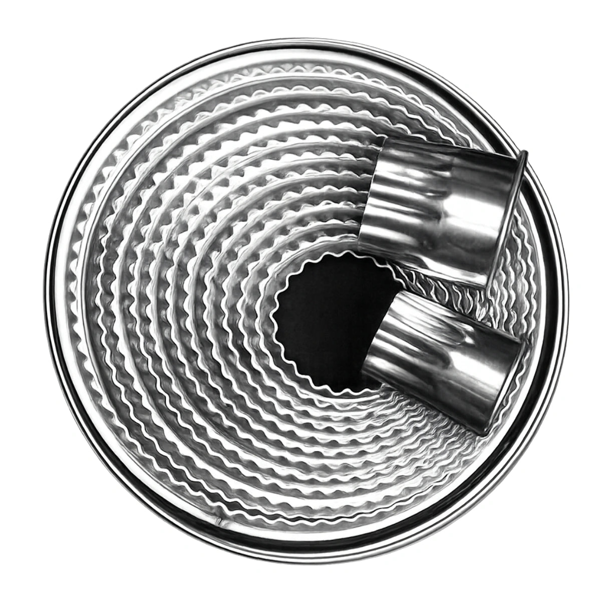 T P Cutter Scalloped Round 14 - Loyal