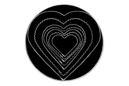 T P Cutter Plain Scalloped Heart - Loyal