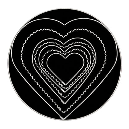 T P Cutter Plain Scalloped Heart - Loyal