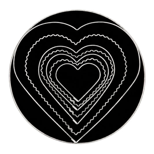 T P Cutter Plain Scalloped Heart - Loyal