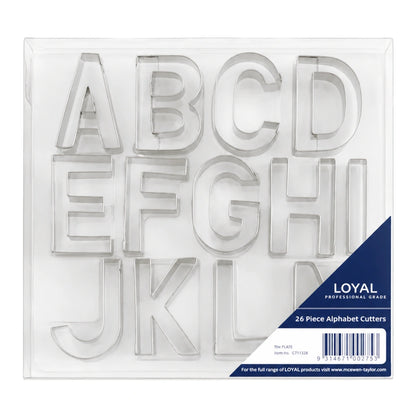 Set 26 A-Z Med T P 65mm - Loyal