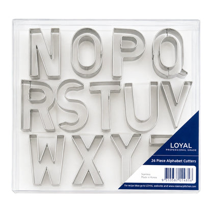 Set 26 A-Z Med T P 65mm - Loyal