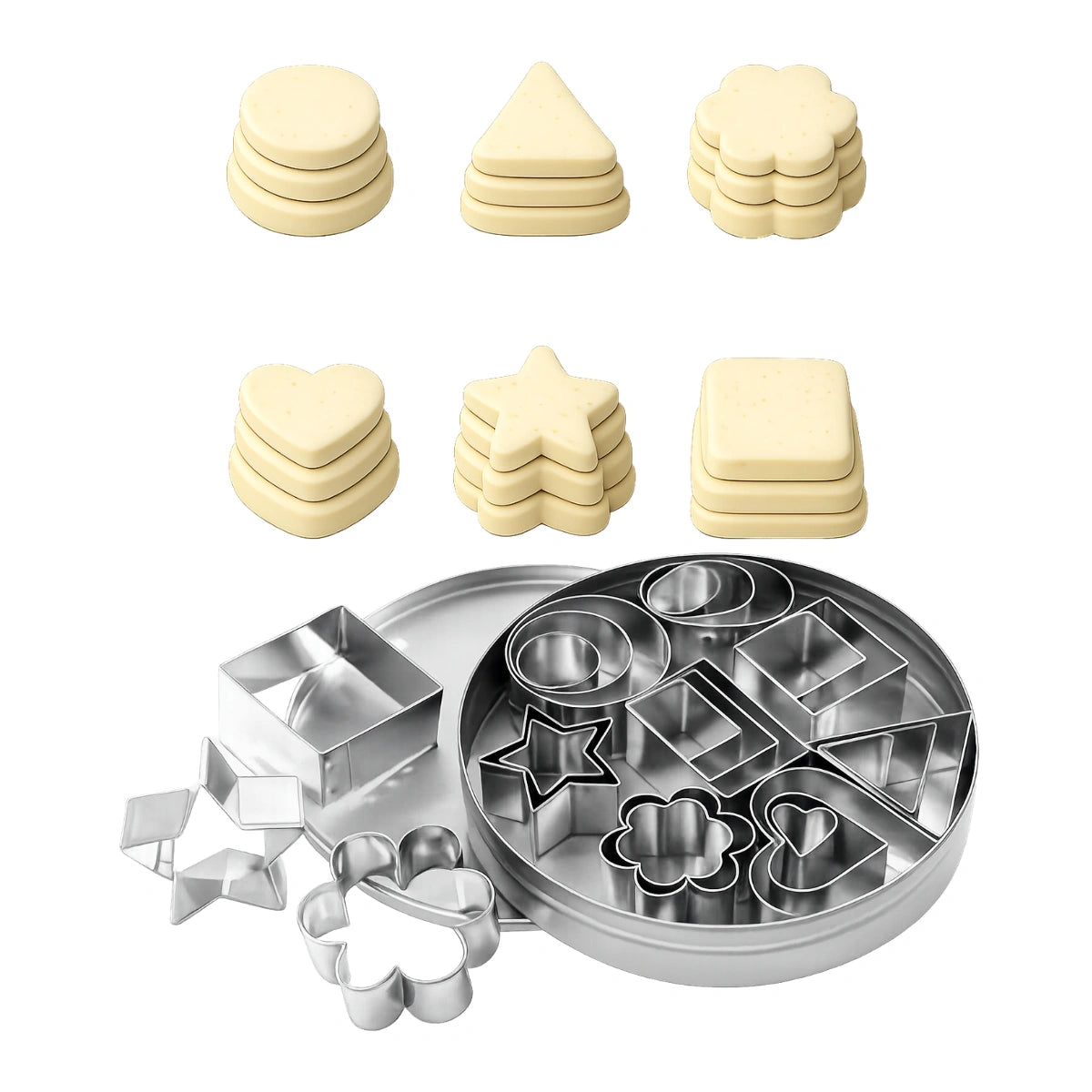 Set 24 Assorted Shapes T P - Loyal